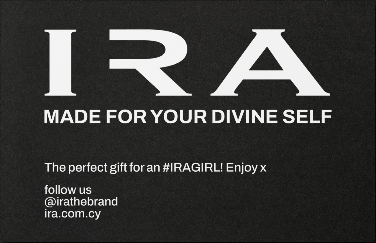 IRA by Irini Charalampous, @irathebrand online shop fashionable ready-to-wear womenswear brand gift card high heels Cyprus Greece